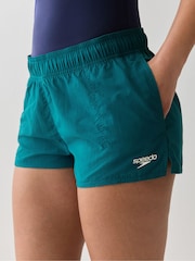 Speedo Green Womens Essential Swim Shorts - Image 10 of 12