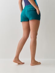 Speedo Green Womens Essential Swim Shorts - Image 9 of 12