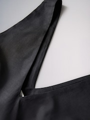 The Set Cotton Broderie Midi Dress Black - Image 7 of 8