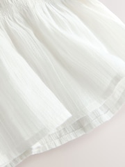 White Tomato Embroidered Smocked Top - Image 6 of 7