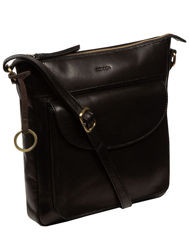 Conkca Marianne Leather Evening Black Bag - Image 2 of 8 Conkca Marianne Leather Evening Black Bag - Image 2 of 8