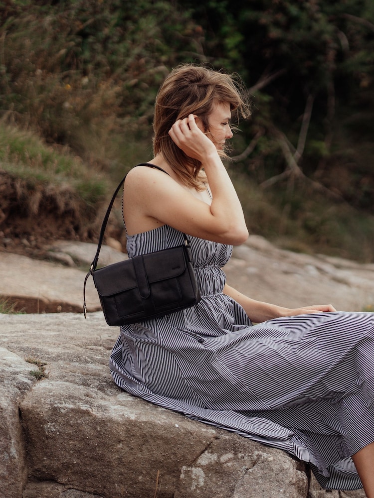 Conkca Marianne Leather Evening Black Bag - Image 8 of 8 Conkca Marianne Leather Evening Black Bag - Image 8 of 8