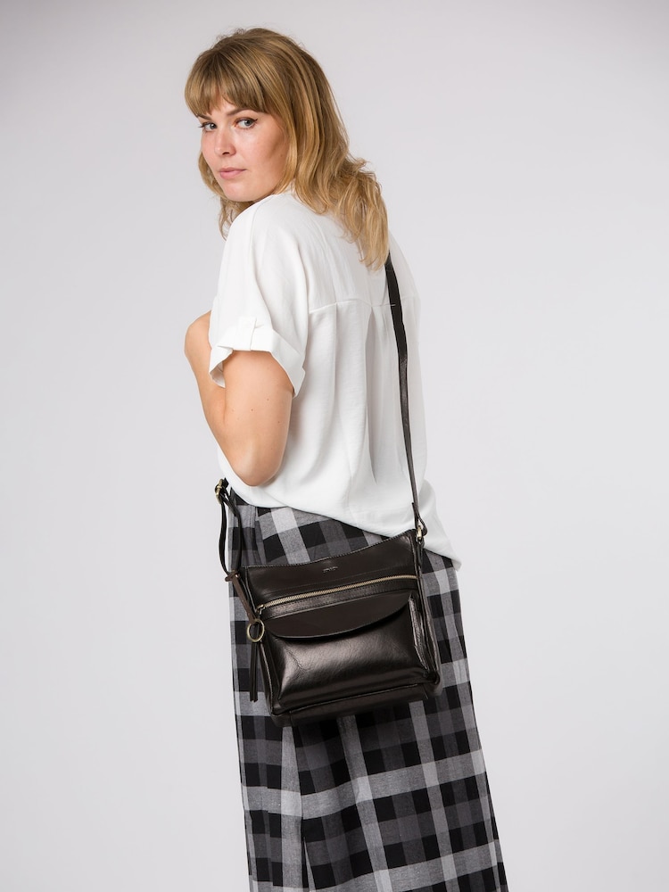Conkca Malin Leather Cross-Body Bag - Image 2 of 2 Conkca Malin Leather Cross-Body Bag - Image 2 of 2