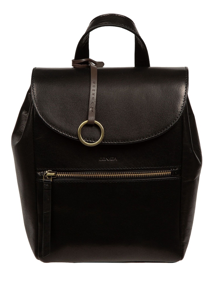 Conkca Belle Leather Backpack - Image 1 of 8 Conkca Belle Leather Backpack - Image 1 of 8