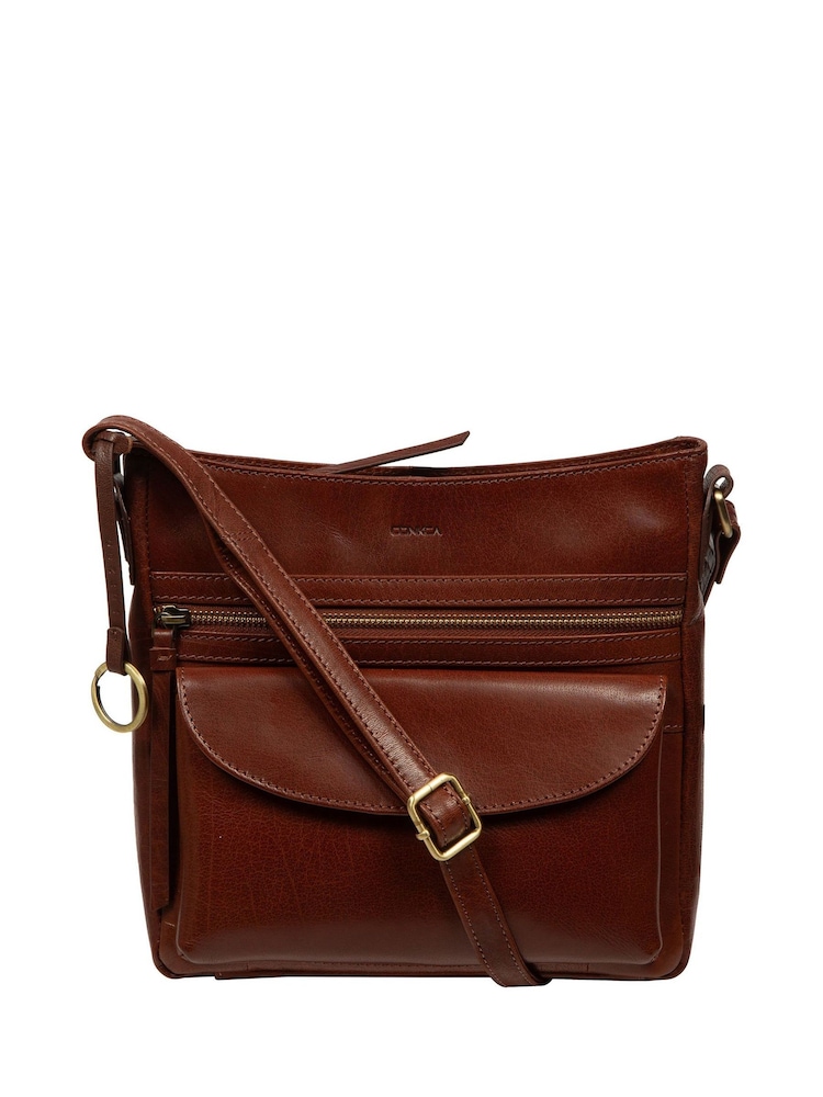 Conkca Marietta Leather Cross-Body Bag - Image 1 of 7 Conkca Marietta Leather Cross-Body Bag - Image 1 of 7