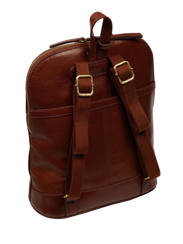 Conkca Violetta Leather Backpack - Image 2 of 8 Conkca Violetta Leather Backpack - Image 2 of 8