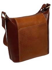 Conkca Indigo Leather Shoulder Bag - Image 6 of 8