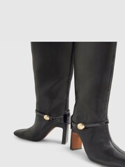 River Island Black Straight Knee High Boots - Image 3 of 5
