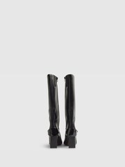River Island Black Straight Knee High Boots - Image 4 of 5