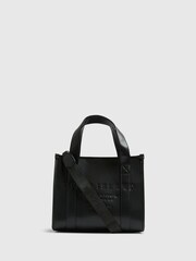 River Island Black Medium Embroidered Tote Bag - Image 1 of 6