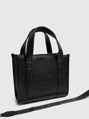 River Island Black Medium Embroidered Tote Bag - Image 5 of 6