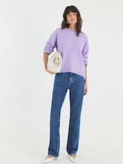 River Island Purple Crew Neck Jumper - Image 4 of 6