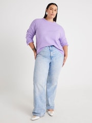 River Island Purple Crew Neck Jumper - Image 5 of 6