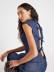 River Island Bow Back Top - Imagen 3 de 4