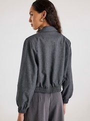 River Island Collared Smart Bomber Jacket - Imagen 2 de 2