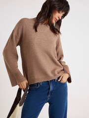 River Island Brown Crew Neck Jumper - Image 3 of 4
