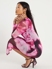 River Island Petite Floral Print Midi Dress - Bild 2 von 4