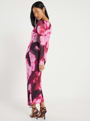 River Island Petite Floral Print Midi Dress - Bild 3 von 4