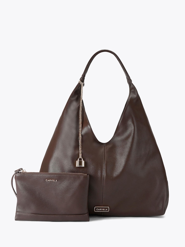Carvela Brown Cassia Hobo Bag - Image 1 of 4