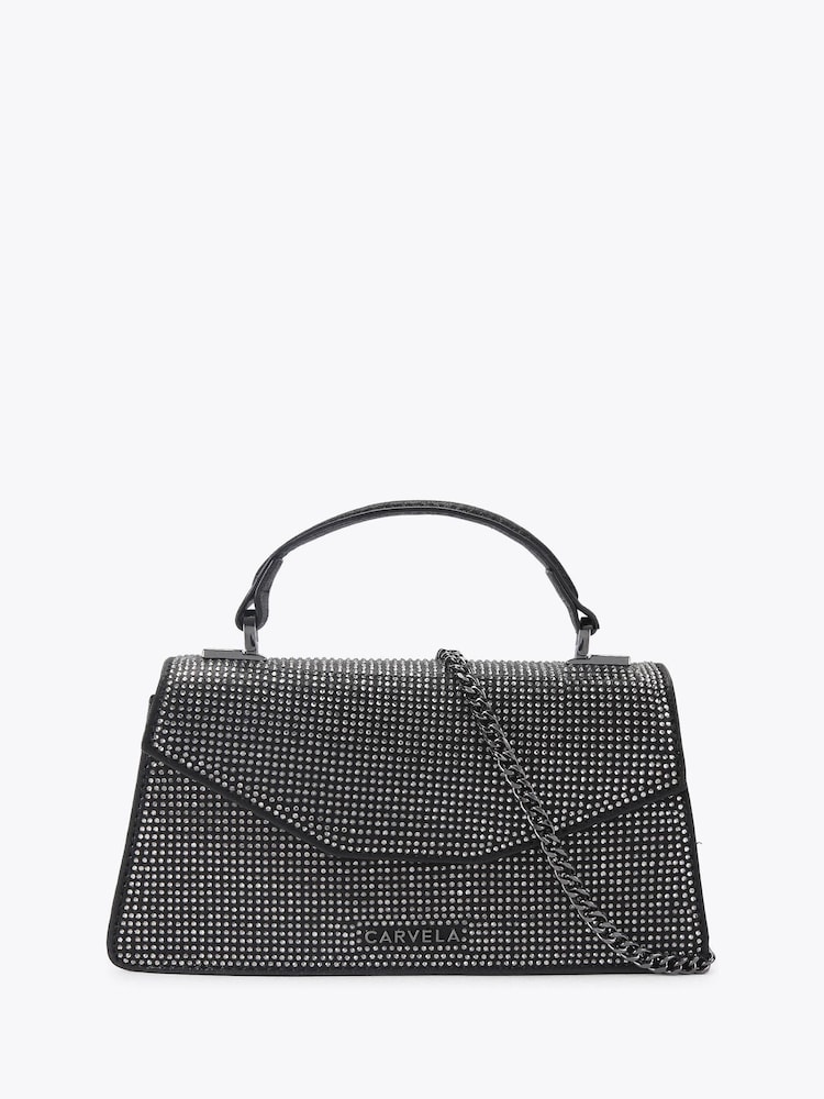 Carvela Black Carvela Black Viola Top Handle Bag - Image 1 of 4 Carvela Black Carvela Black Viola Top Handle Bag - Image 1 of 4