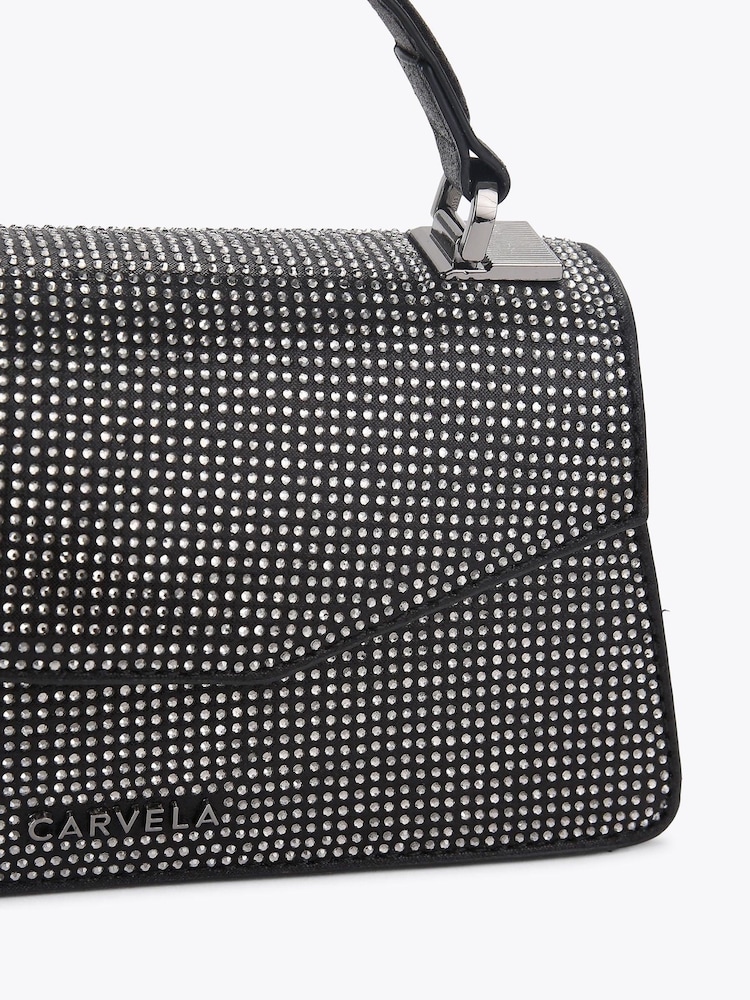 Carvela Black Carvela Black Viola Top Handle Bag - Image 4 of 4 Carvela Black Carvela Black Viola Top Handle Bag - Image 4 of 4