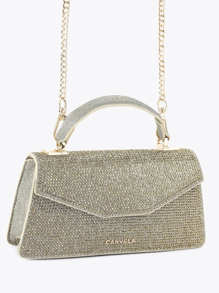 Carvela Gold Carvela Gold Viola Top Handle Bag - Image 2 of 4