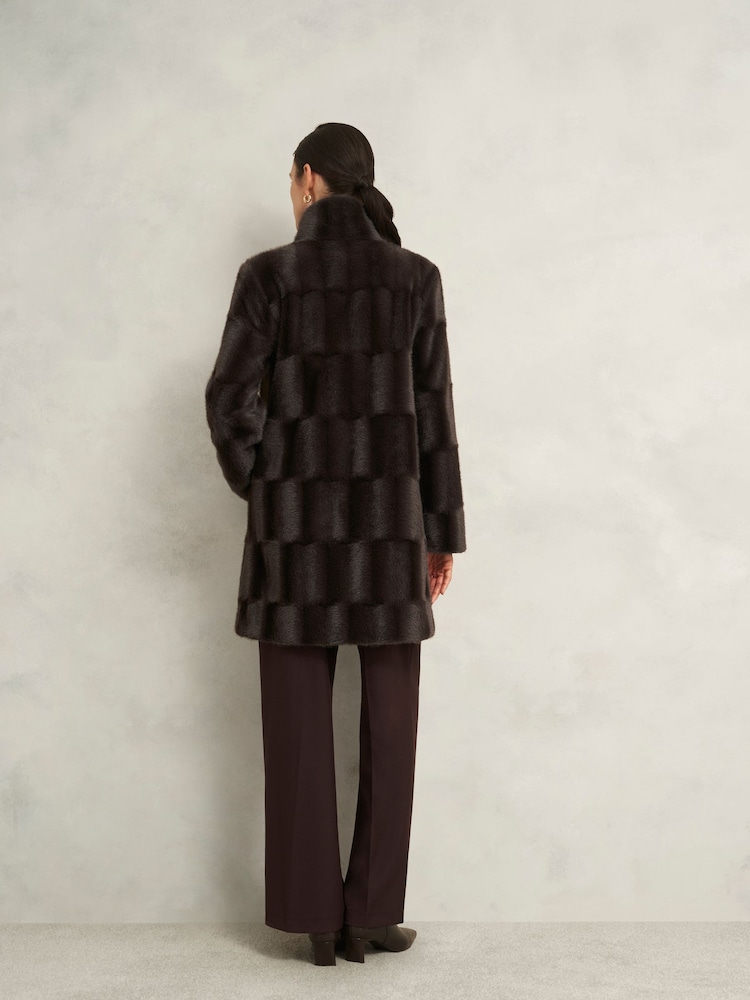 Hobbs Brown Rosanne Coat - Image 2 of 4 Hobbs Brown Rosanne Coat - Image 2 of 4