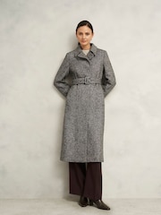 Hobbs Black Petite Wendy Coat - Image 1 of 4