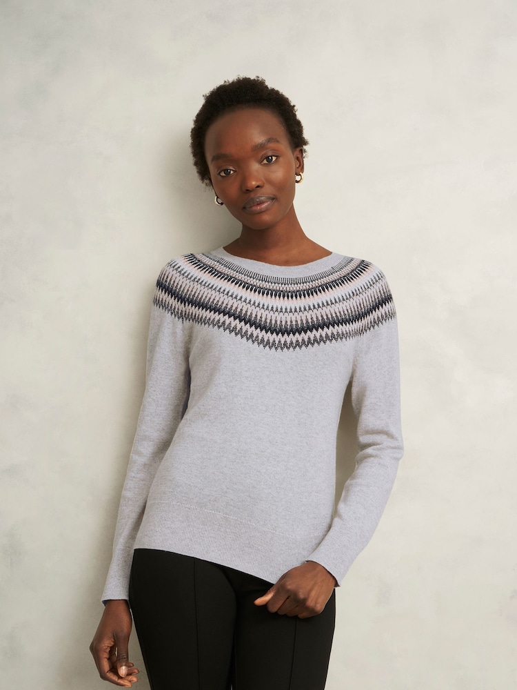 Hobbs Grey Greta Sparkle Jumper - Image 1 of 4 Hobbs Grey Greta Sparkle Jumper - Image 1 of 4