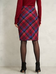 Hobbs Red Daphne Skirt - Image 2 of 4