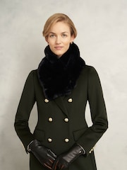 Hobbs Black Christie Fur Scarf - Image 1 of 3