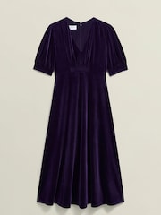 Hobbs Purple Ingrid Dress - Image 5 of 5
