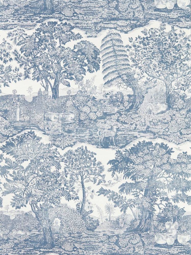 Sanderson Tetbury Blue Highgrove Wallpaper 10M Highgrove Toile - Image 1 of 1