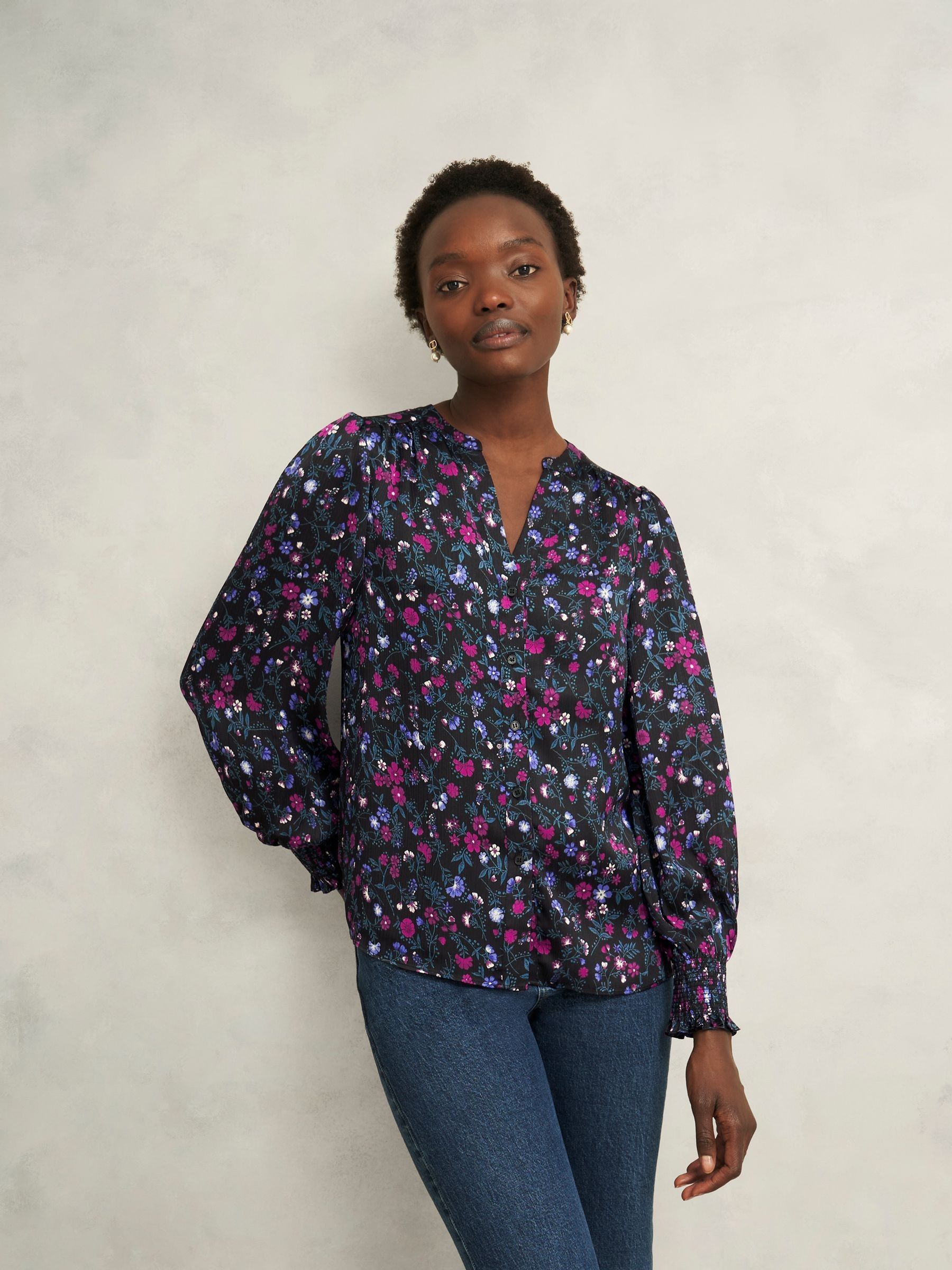 Hobbs Women's Black Tasha Blouse - Image 1
