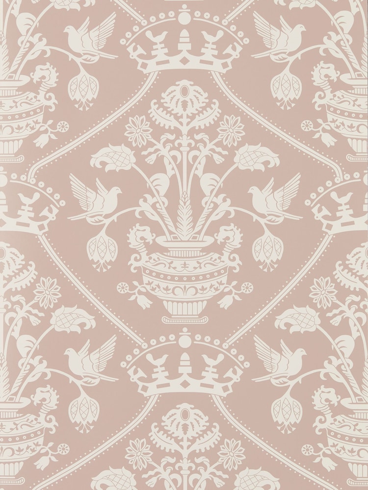 Sanderson Rose Highgrove Wallpaper 10M Highgrove Damask - Image 1 of 1