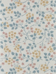 Sanderson Gritstone and Rose Highgrove Wallpaper 10M Silver Lime - Image 1 of 1