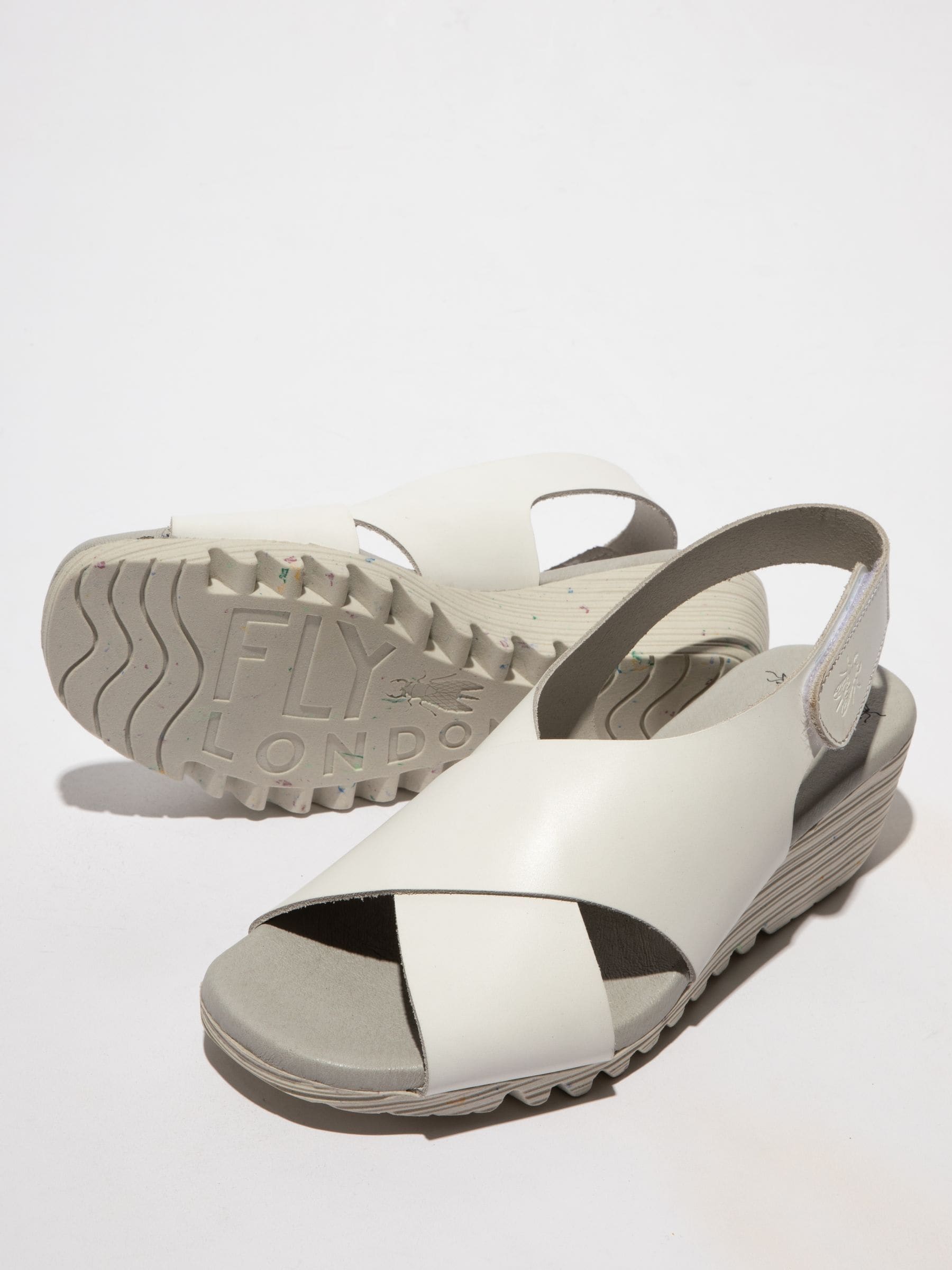 Buy Fly London White Orfy 447fly Sandals from Next USA