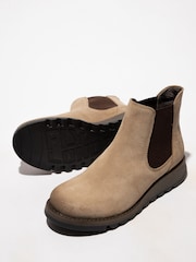 Fly London Cream Salv 195fly Wedge Boots - Image 3 of 3