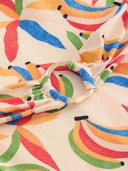 Never Fully Dressed Cream Banana Tummy Control Hardware Scoop Swimsuit - Image 3 of 4