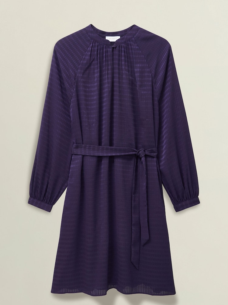 Hobbs Purple Lori Dress - Image 5 of 5