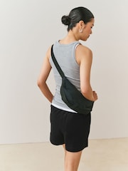 Black/Sage Sweat Shorts 2 Pack - Image 3 of 10