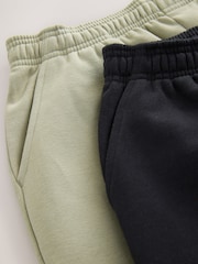 Black/Sage Sweat Shorts 2 Pack - Image 9 of 10