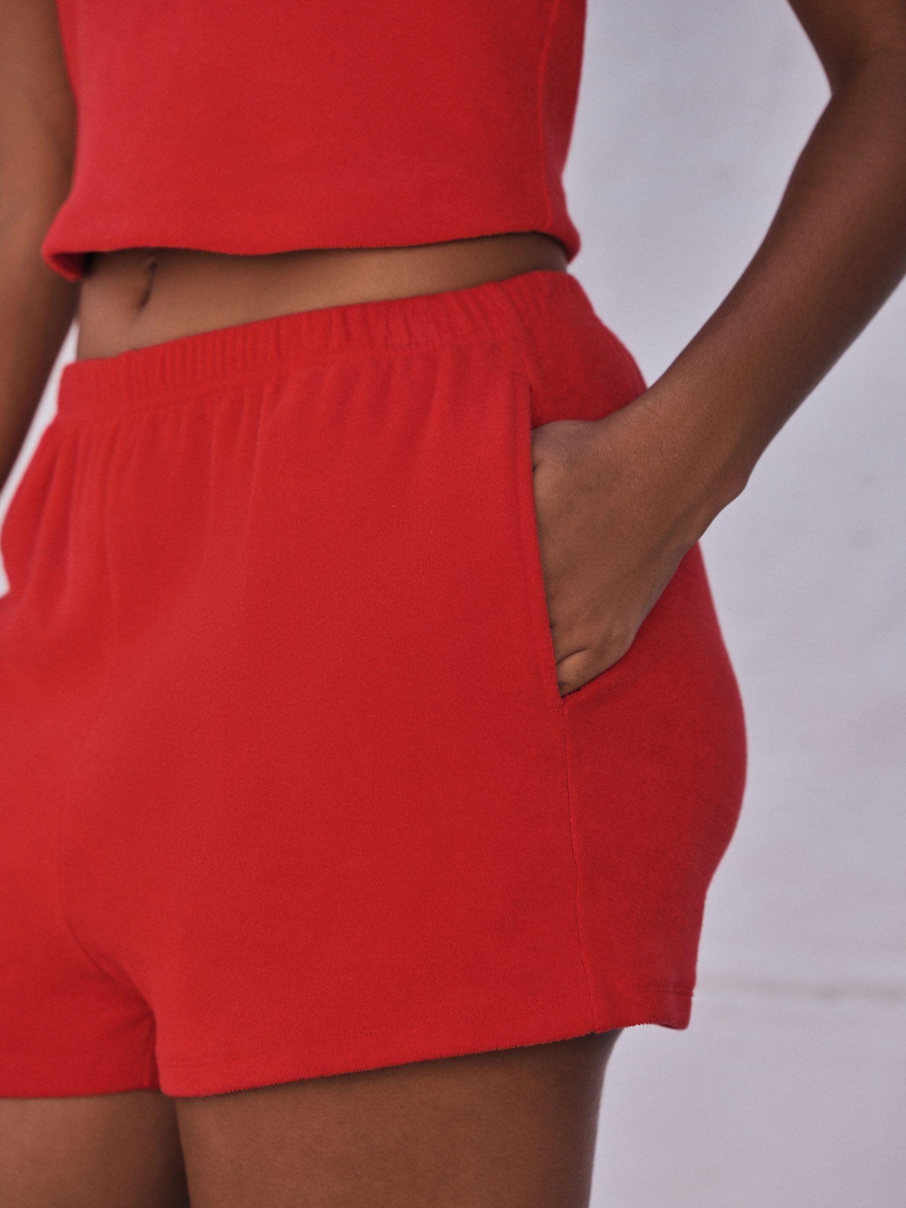 Buy Red Towelling Shorts from Next Romania