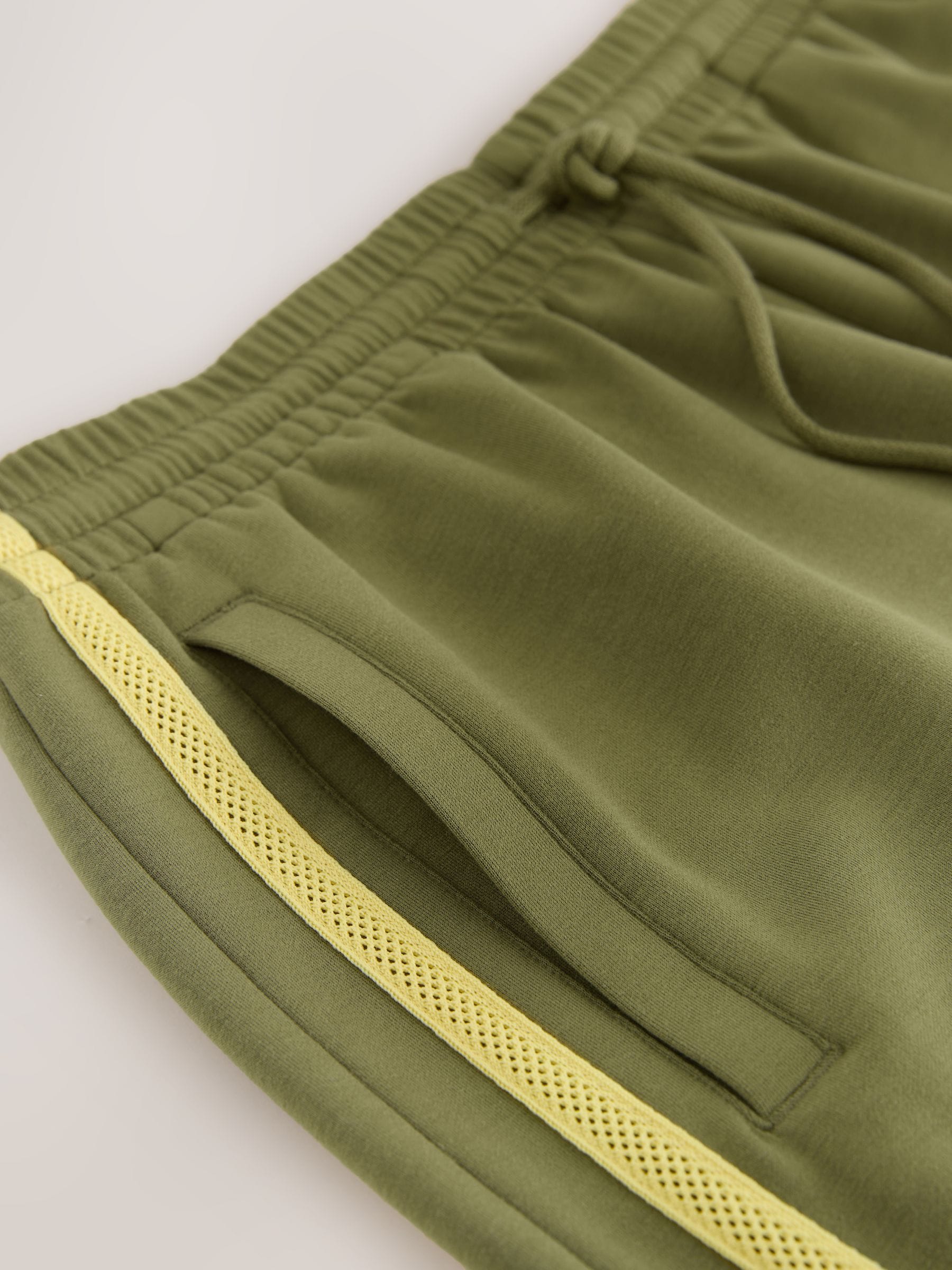 Buy Olive Green Slinky Side Stripe Shorts from Next Canada