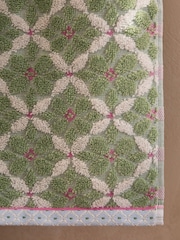 Green Geo Tile Towel - Image 5 of 5