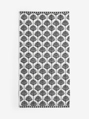 Monochrome Geo Fan Towel - Image 3 of 3