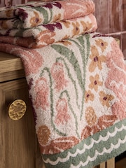 Multi Autumn Floral Towel - Image 2 of 2