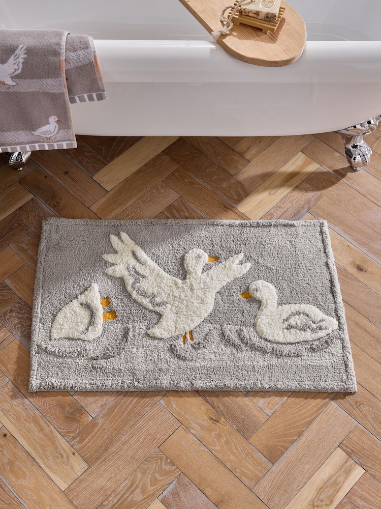Grey Duck Bathmat - Image 1 of 3