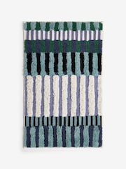 Blue Blue Stripe Bath Mat - Image 2 of 2
