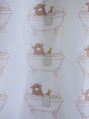 Neutral Hamish Shower Curtain - Image 3 of 4